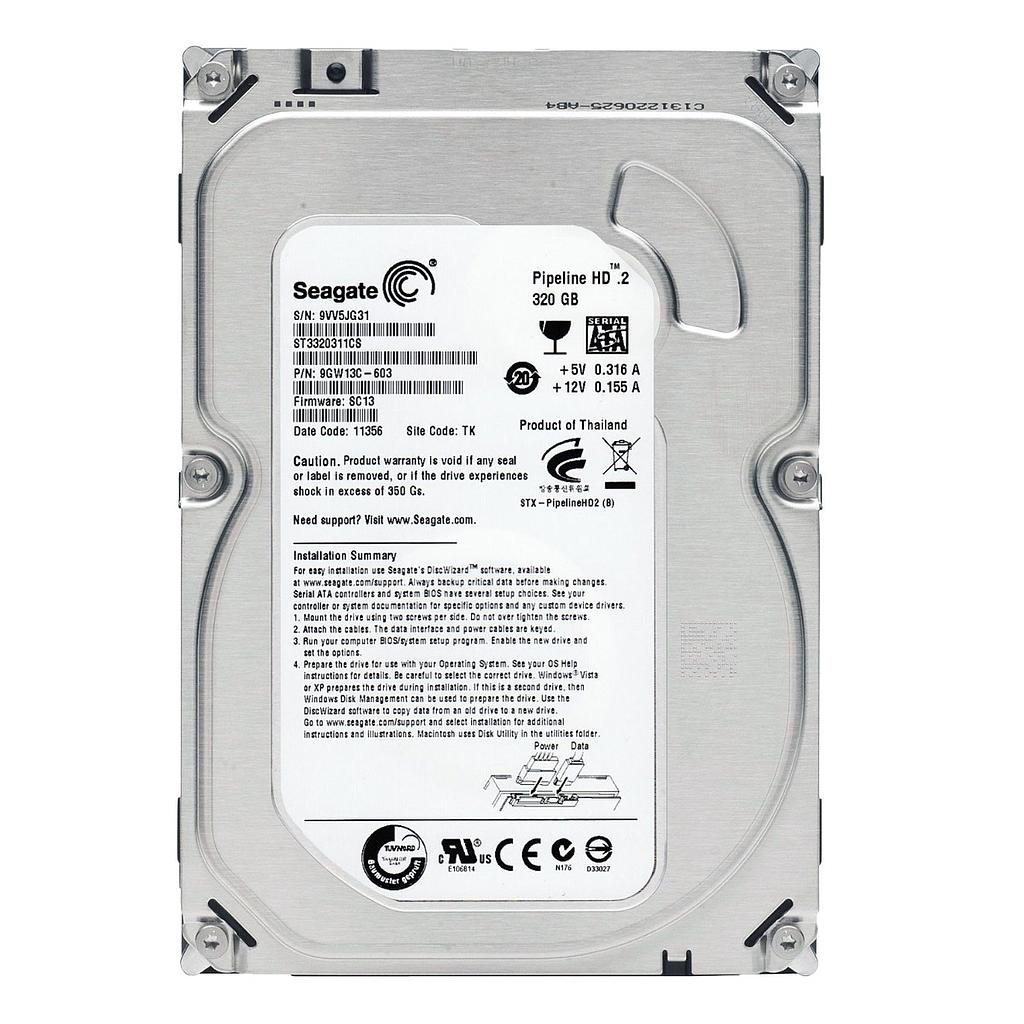 Жесткий диск 2.5 HDD SEAGATE 320GB Pull Out